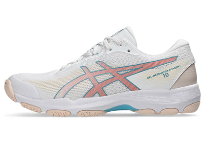 ASICS GEL-NETBURNER ACADEMY 10 [WHITE/ WILD BLOSSOM]