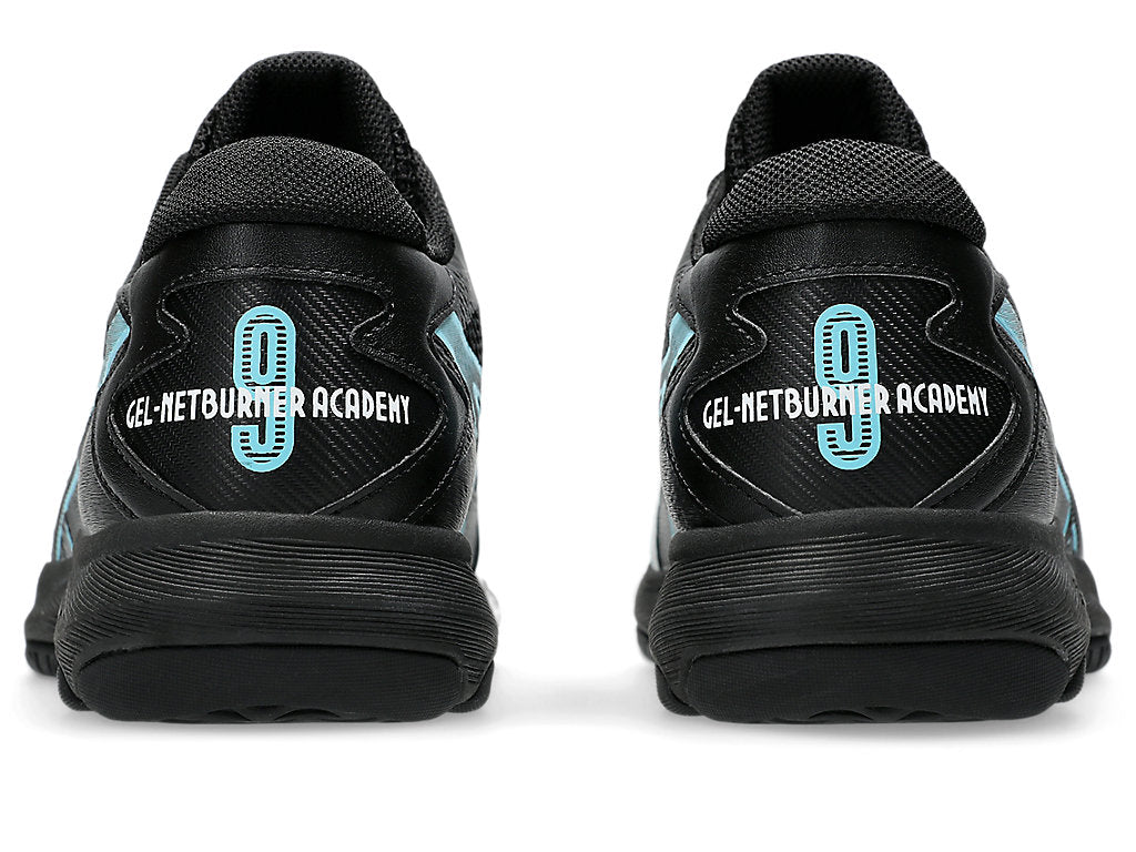 ASICS GEL-NETBURNER ACADEMY 9 [BLACK/ BRIGHT CYAN]