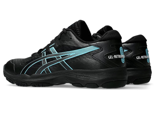 ASICS GEL-NETBURNER ACADEMY 9 [BLACK/ BRIGHT CYAN]