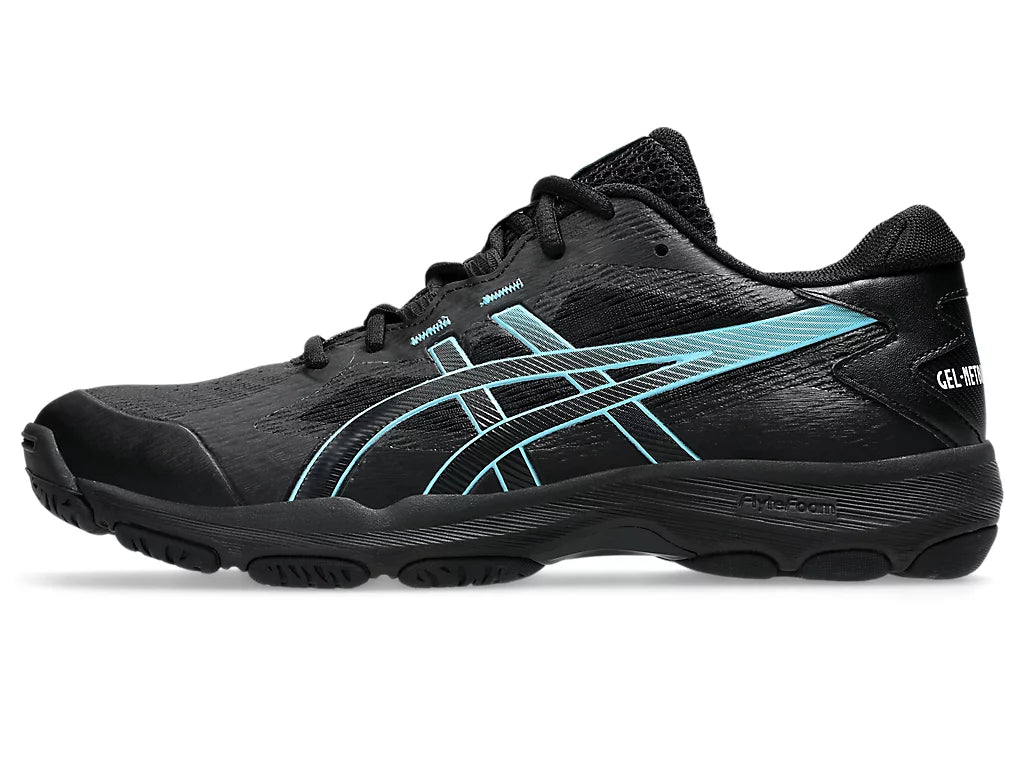 ASICS GEL-NETBURNER ACADEMY 9 [BLACK/ BRIGHT CYAN]