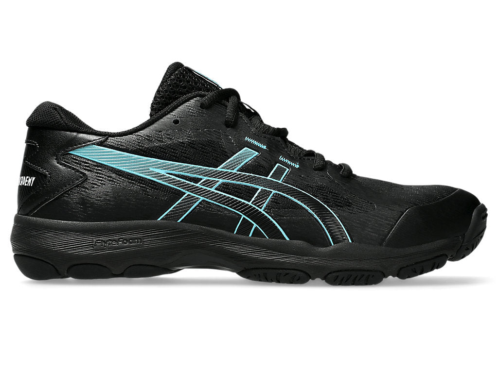 ASICS GEL-NETBURNER ACADEMY 9 [BLACK/ BRIGHT CYAN]