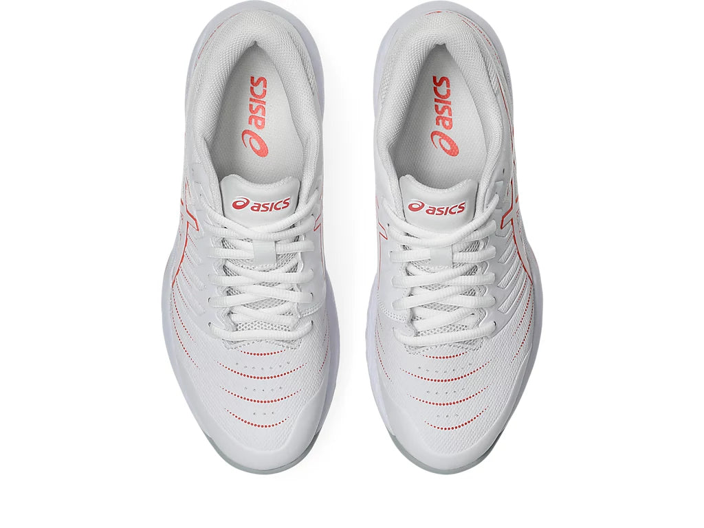 ASICS GEL-NETBURNER 21 [WHITE/ PAPAYA] WIDE D