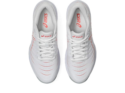 ASICS GEL-NETBURNER 21 [WHITE/ PAPAYA] WIDE D