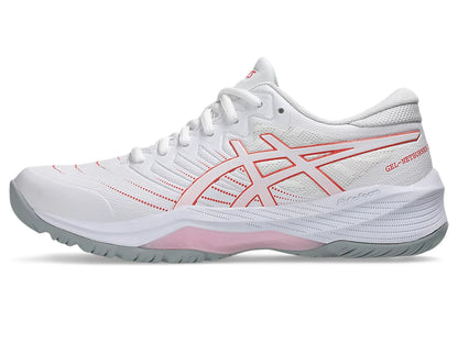 ASICS GEL-NETBURNER 21 [WHITE/ PAPAYA] WIDE D