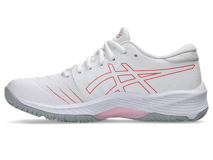 ASICS GEL-NETBURNER 21 [WHITE/ PAPAYA] WIDE D