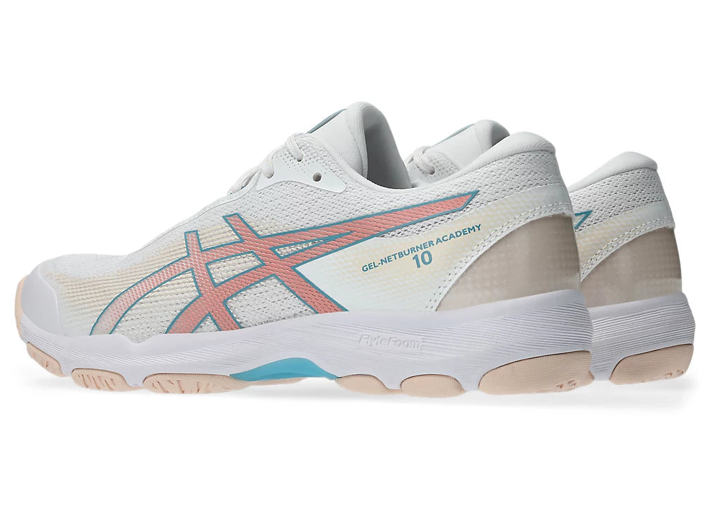 ASICS GEL-NETBURNER ACADEMY 10 [WHITE/ WILD BLOSSOM]