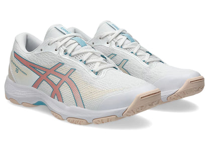 ASICS GEL-NETBURNER ACADEMY 10 [WHITE/ WILD BLOSSOM]