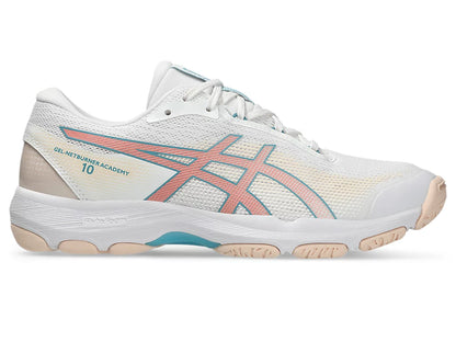 ASICS GEL-NETBURNER ACADEMY 10 [WHITE/ WILD BLOSSOM]